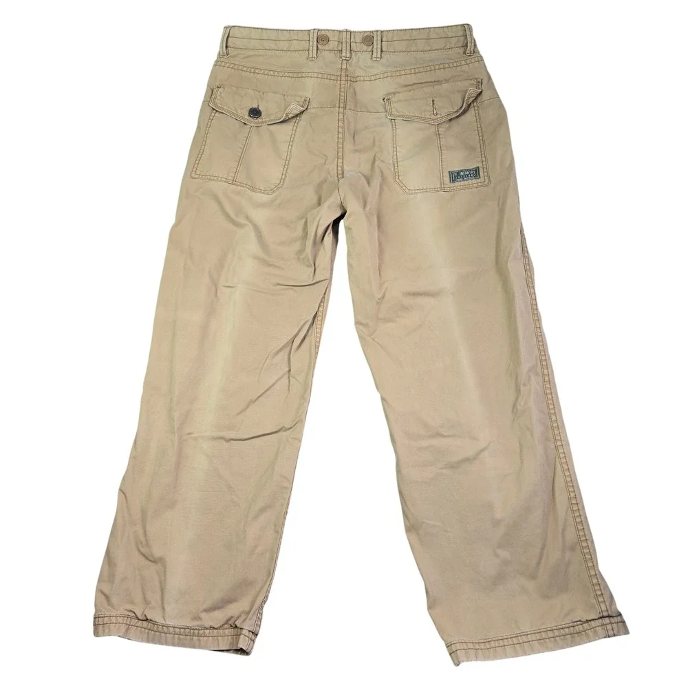 US Army 1st Infantry Division Pants Mens 38x32 (37x30) Khaki Military Utility